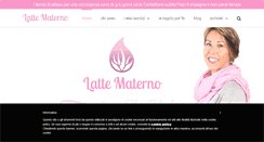 Desktop Screenshot of latte-materno.com