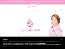 Tablet Screenshot of latte-materno.com